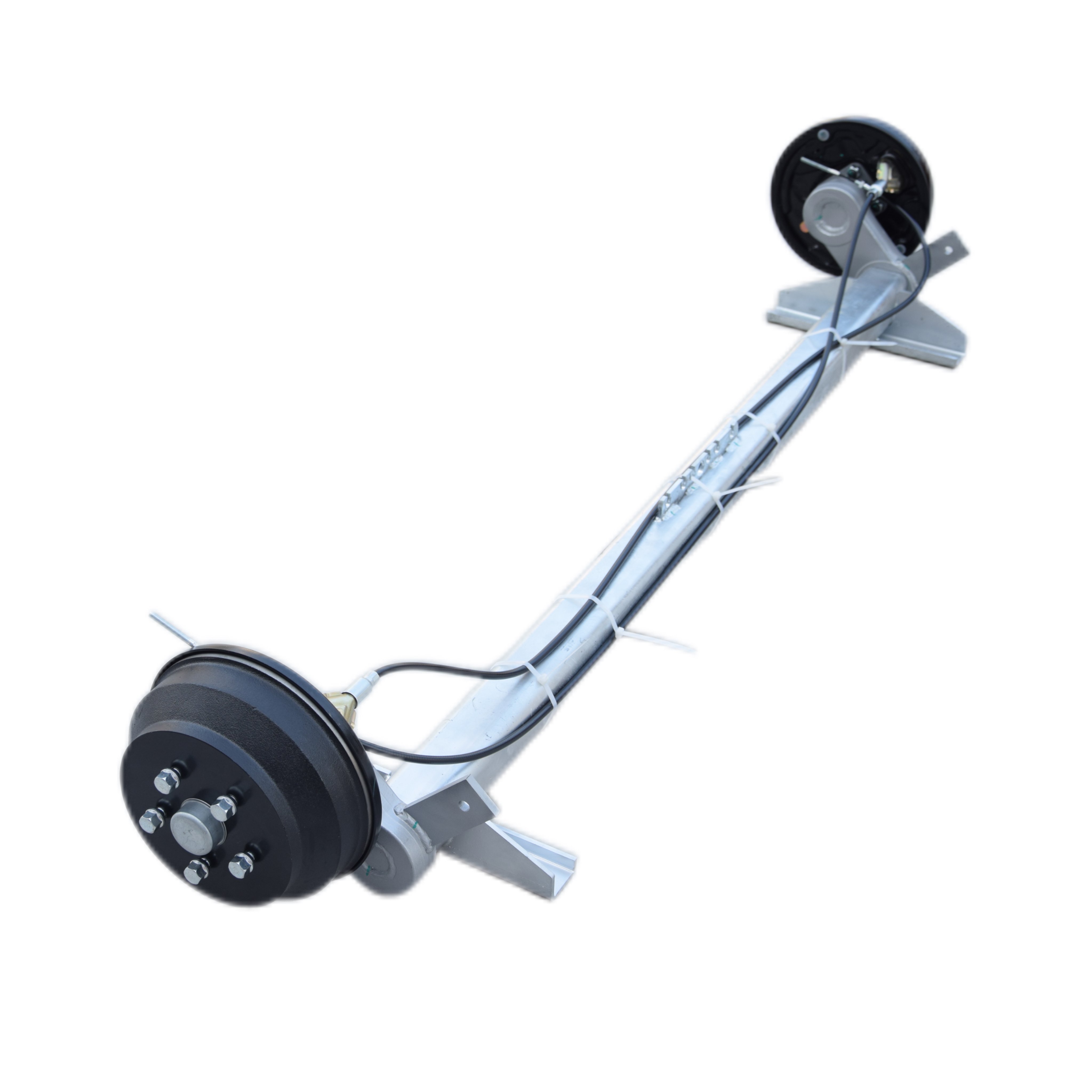 Europe Style Torsion Axle 1800 kg Load Capacity with 250*40 mm Brake Drum and Mechanical Brake for Trailer Parts Trailer Axle